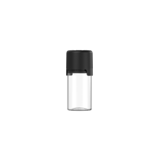 Chubby Gorilla Frasco aviador corto CR de 30 ml con sello de seguridad (frasco transparente con cierre negro)
