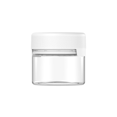 Chubby Gorilla Envase aviator xl de 10 oz con revestimiento y evidencia de manipulación (envase transparente con cierre blanco)
