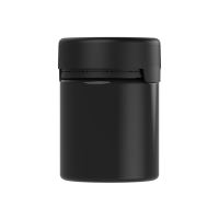 Chubby Gorilla 18.5 oz contenedor XL Aviator CR con revestimiento y evidencia de manipulación (contenedor negro con cierre negro)
