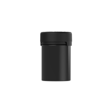 Chubby Gorilla Envase de aviador cr de 4 oz con revestimiento y evidencia de manipulación (envase negro con cierre negro)