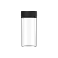 Chubby Gorilla 6 oz recipiente aviador con revestimiento y evidencia de manipulación (recipiente transparente con cierre negro) Chubby Gorilla 6 oz recipiente aviador con revestimiento y evidencia de manipulación (recipiente transparente con cierre negro)