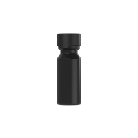 Chubby Gorilla Botella de chupito Aviator CR de 60 ml con evidencia de manipulación (botella negra con cierre negro)