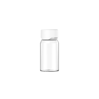 Chubby Gorilla Botella de 60 ml de mini shot de Aviador con sello de seguridad (botella transparente con cierre blanco) Chubby Gorilla Botella de 60 ml de mini shot de Aviador con sello de seguridad (botella transparente con cierre blanco)