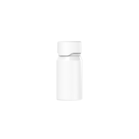 Chubby Gorilla Botella de 60 ml de mini shot de aviador con tapa a prueba de manipulaciones (botella blanca con cierre blanco) Chubby Gorilla Botella de 60 ml de mini shot de aviador con tapa a prueba de manipulaciones (botella blanca con cierre blanco)