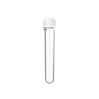 Chubby Gorilla 120mm tubo aviador CR con revestimiento y evidencia de manipulación (tubo transparente con cierre blanco)