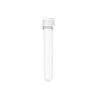 Chubby Gorilla Tubo de aviador CR de 120 mm con revestimiento y evidencia de manipulación (tubo blanco con cierre blanco)