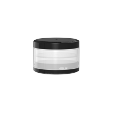 Chubby Gorilla Contenedor de bolsa CR de doble compartimento de 50g/50g (contenedor brillante natural con cierres negros)