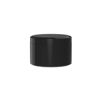 Chubby Gorilla Contenedor de bolsa CR de doble compartimento de 50g/50g (contenedor negro brillante con cierres negros)