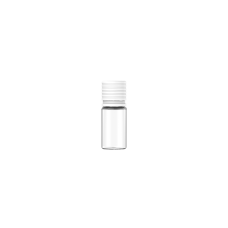 Chubby Gorilla Frasco en espiral de 10 ml con sello de seguridad (frasco transparente con cierre blanco)