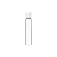 Chubby Gorilla Botella espiral CR de 30 ml con evidencia de manipulación (botella transparente con cierre blanco)