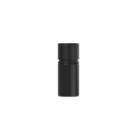 Chubby Gorilla Botella espiral corta de 30 ml con sello de garantía (botella negra con cierre negro)