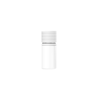 Chubby Gorilla Botella espiral corta de 30 ml con tapa a prueba de manipulaciones (botella blanca con cierre blanco)