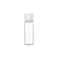 Chubby Gorilla Frasco espiral CR de 50 ml con sello de seguridad (frasco transparente con cierre blanco)