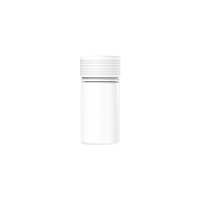 Chubby Gorilla 60ml botella mini espiral con revestimiento y evidencia de manipulación (botella blanca con cierre blanco)