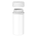 Comprar Chubby Gorilla Envase espiral de boca ancha de 10 oz con revestimiento y evidencia de manipulación (envase blanco con cierre blanco) al por mayor en España