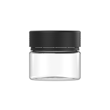 Chubby Gorilla Envase en espiral de 10 oz con revestimiento y evidencia de manipulación (envase transparente con cierre negro)
