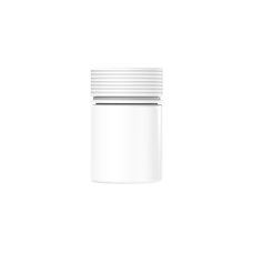 Chubby Gorilla Envase en espiral de 4 oz con revestimiento y evidencia de manipulación (envase blanco con cierre blanco)