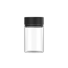 Chubby Gorilla Envase en espiral de 5 oz con revestimiento y evidencia de manipulación (envase transparente con cierre negro)
