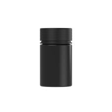 Chubby Gorilla Envase en espiral de 5 oz con revestimiento y evidencia de manipulación (envase negro con cierre negro)