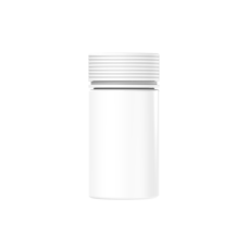Chubby Gorilla Envase espiral de 6 oz con revestimiento y evidencia de manipulación (envase blanco con cierre blanco)
