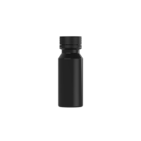 Chubby Gorilla Botella de disparo en espiral de 60 ml con evidencia de manipulación (botella negra con cierre negro)
