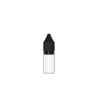 Chubby Gorilla Frasco unicornio CR de 10 ml con evidencia de manipulación (frasco transparente con cierre negro)