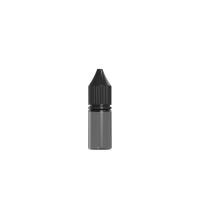 Chubby Gorilla Frasco unicornio CR de 10 ml con evidencia de manipulación (frasco negro translúcido con cierre negro)