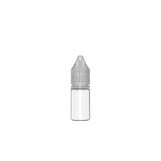 Chubby Gorilla Frasco unicornio CR de 10 ml con evidencia de manipulación (frasco transparente con cierre transparente)