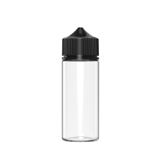 Chubby Gorilla Botella unicornio de 120ml con reductor de flujo y evidencia de manipulación (botella transparente con tapa negra) Chubby Gorilla Botella unicornio de 120ml con reductor de flujo y evidencia de manipulación (botella transparente con tapa negra)