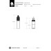 Comprar Chubby Gorilla Botella unicornio de 15 ml con reductor de flujo y evidencia de manipulación (botella transparente con cierre negro) al por mayor en España