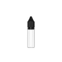Chubby Gorilla Botella unicornio CR de 16.5 ml con evidencia de manipulación (botella transparente con cierre negro)