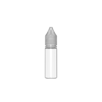 Chubby Gorilla Botella de unicornio CR de 16.5 ml con evidencia de manipulación (botella transparente con cierre transparente)