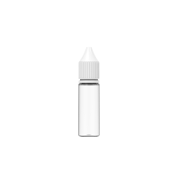Chubby Gorilla Botella de unicornio CR de 16.5 ml con evidencia de manipulación (botella transparente con cierre blanco)