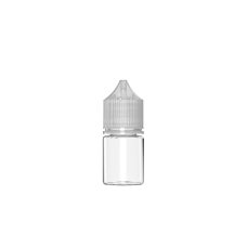 Chubby Gorilla Frasco unicornio corto de 20 ml con sello de seguridad (frasco transparente con cierre transparente)