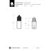 Comprar Chubby Gorilla Botella unicornio reductora de 30 ml con tapa a prueba de manipulaciones (botella transparente con cierre negro) al por mayor en España