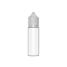 Chubby Gorilla Frasco unicornio CR de 50ml con sello de seguridad (frasco transparente con cierre transparente)