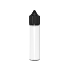 Chubby Gorilla Botella unicornio de 60ml con reductor de flujo y evidencia de manipulación (botella transparente con cierre negro) Chubby Gorilla Botella unicornio de 60ml con reductor de flujo y evidencia de manipulación (botella transparente con cierre negro)