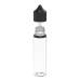 Comprar Chubby Gorilla Botella unicornio de 60ml con reductor de flujo y evidencia de manipulación (botella transparente con cierre negro) al por mayor en España