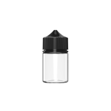 Chubby Gorilla Botella unicornio de 60ml con tapa a prueba de manipulaciones (botella transparente con cierre negro) Chubby Gorilla Botella unicornio de 60ml con tapa a prueba de manipulaciones (botella transparente con cierre negro)