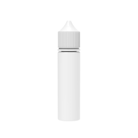 Chubby Gorilla Botella de unicornio CR de 60 ml con evidencia de manipulación (botella blanca con cierre blanco)