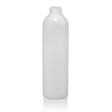 Frasco, 20/410, 160 ml, con tapa de rosca, natural, cilíndrica, PE - POLIHENG