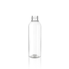 Frasco, 20/410, 75 ml, con tapa de rosca, transparente, redonda tipo Boston, PET Frasco, 20/410, 75 ml, con tapa de rosca, transparente, redonda tipo Boston, PET