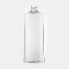 Frasco, 28/410, 750 ml, de presión, transparente, ovalada, PET, para gel de ducha