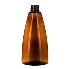 Botella, 24/410, 200 ml, transparente, marrón, moonsilk, PET Botella, 24/410, 200 ml, transparente, marrón, moonsilk, PET