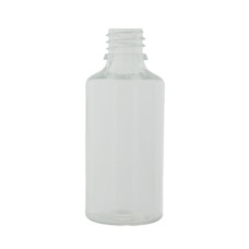 Frasco, 18/410, 50 ml, transparente, PET, solo para tapas Frasco, 18/410, 50 ml, transparente, PET, solo para tapas