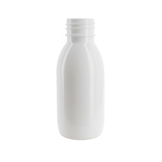 Frasco, 28/410, 100 ml, blanca, cilíndrica, 15 g, PET - para tapa a prueba de niños/antimanipulación Frasco, 28/410, 100 ml, blanca, cilíndrica, 15 g, PET - para tapa a prueba de niños/antimanipulación
