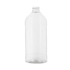 Frasco, 28/410, 500 ml, con tapa de rosca, transparente, ovalada, PET