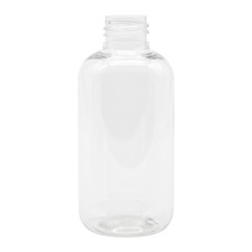 Frasco, 24/410, 150 ml, rosca, transparente, corto Boston redondo, PET