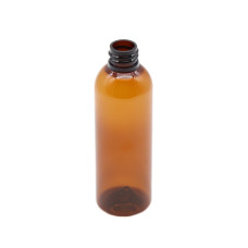 Frasco, 20/410, 100 ml, rosca, marrón, redondo Boston, PET Frasco, 20/410, 100 ml, rosca, marrón, redondo Boston, PET