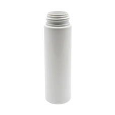 Frasco, 43/400, 200 ml, con tapa de rosca, blanca, cilíndrica, dispensador de espuma, PET